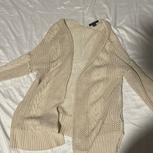 American Eagle Cream Cardigan